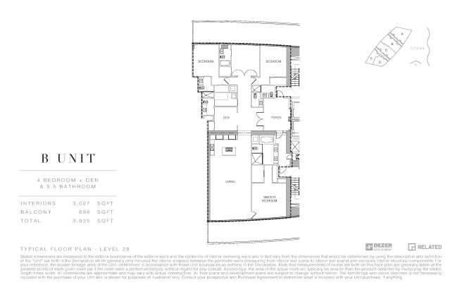 Residences By Armani Casa Floor Plan B